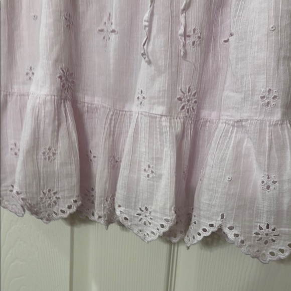 AERIE Lavender Eyelet Skirt LINED VERY PRETTY SZ M - Picture 3 of 10